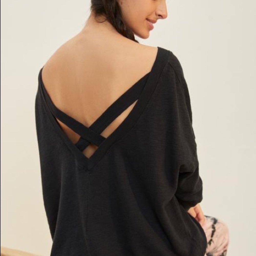 Daily Practice for Anthropologie Dreamer Crossback pullover